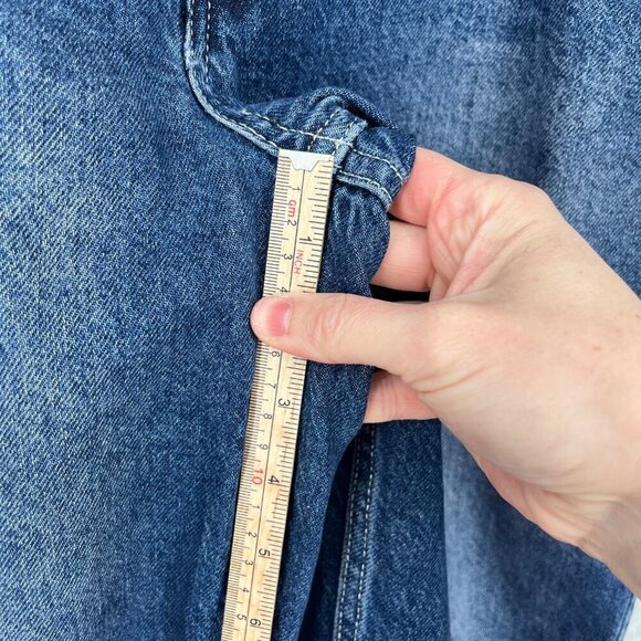 We the Free People Moxie Low Slung Pull On Barrel Jeans Size 29 Dark Romance NEW - Picture 14 of 15